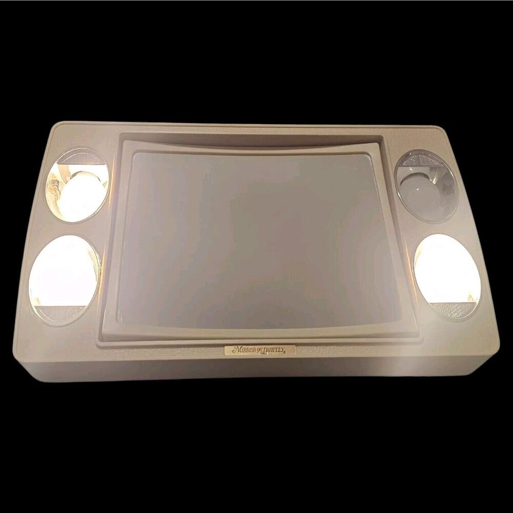 Mirror Go Lightly Jerdon Makeup Lighted Vanity Swivel Magnifying Stand Corded